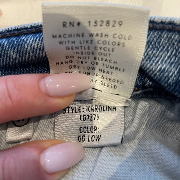 Grlfrnd Karolina distressed denim - Picture 11 of 12